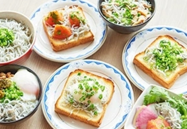 しらすメニュー（盛り付け例）
