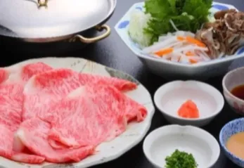 写真：信州牛のしゃぶしゃぶ
