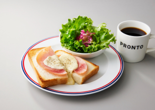 画像：ハムチーズトースト