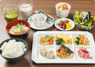 盛り付け例（和食）