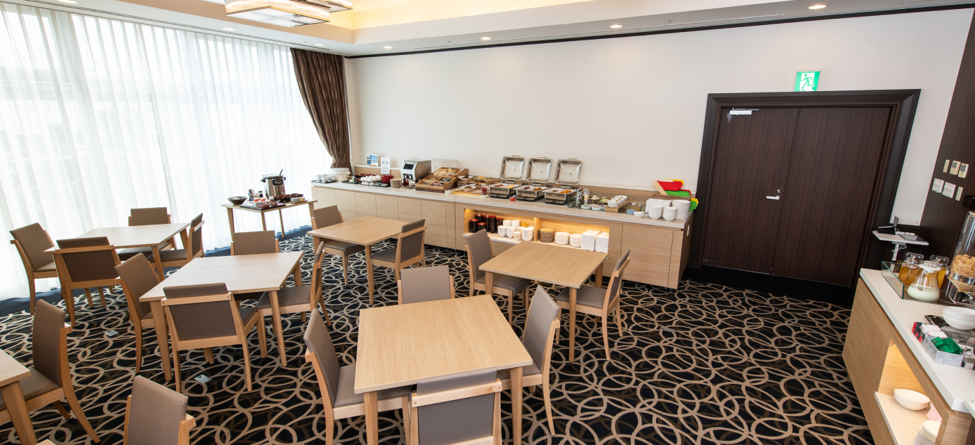 写真：朝食会場
