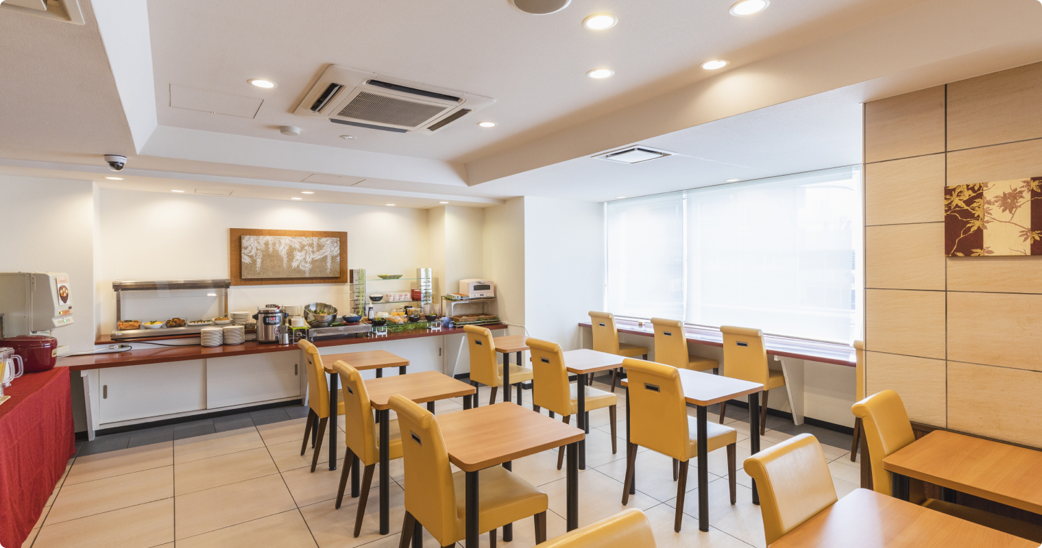ラウンジ「朝食コーナー」