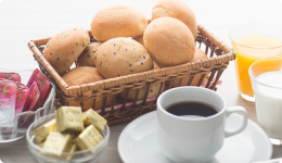 画像：朝食