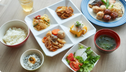 写真：朝食
