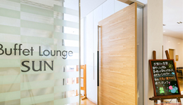 写真：朝食会場入り口