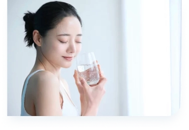 水、お茶やコーヒーが美味しい